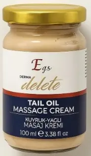 Egş Dermadelete Kuyruk Yağı Masaj Kremi 100 ml