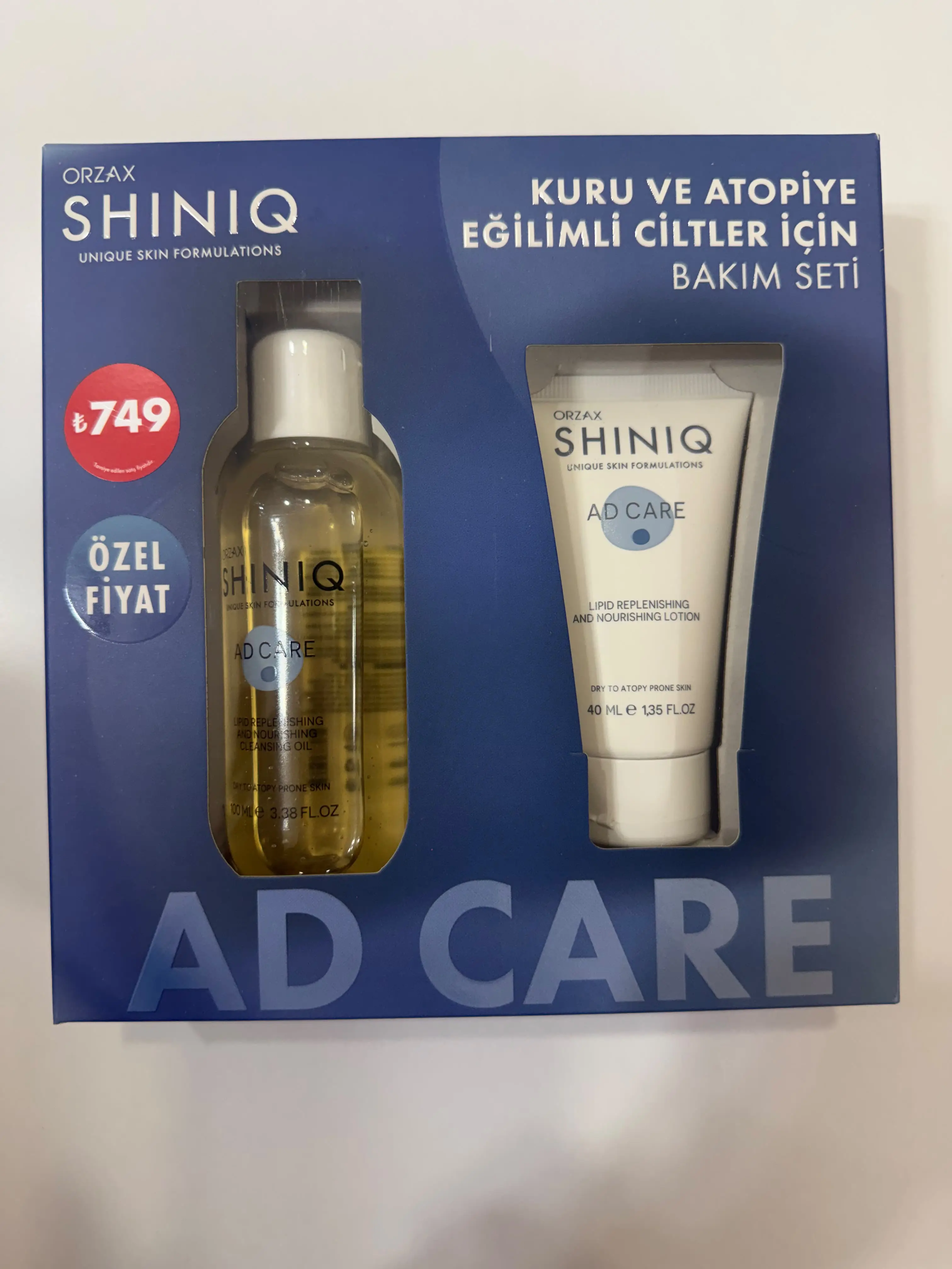 SHINIQ AD YIKAMA YAG 100 ML + LOSYON 40 ML