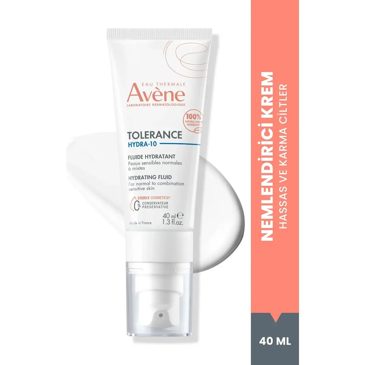 Avène Tolerance Hydra-10 Hydrating Fluide 40 ml