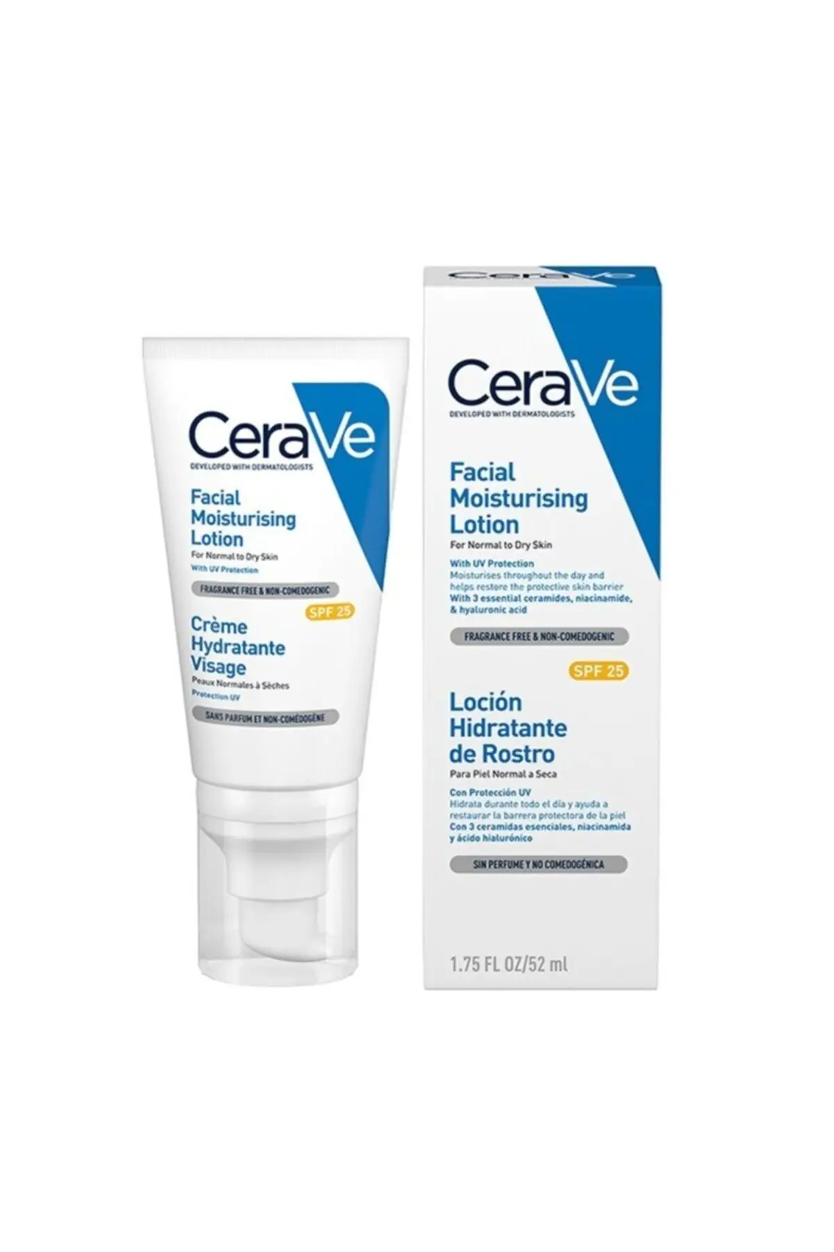 Cerave Yüz Nemlendirici Normal & Kuruya Dönük Ciltler için Krem 52 ml