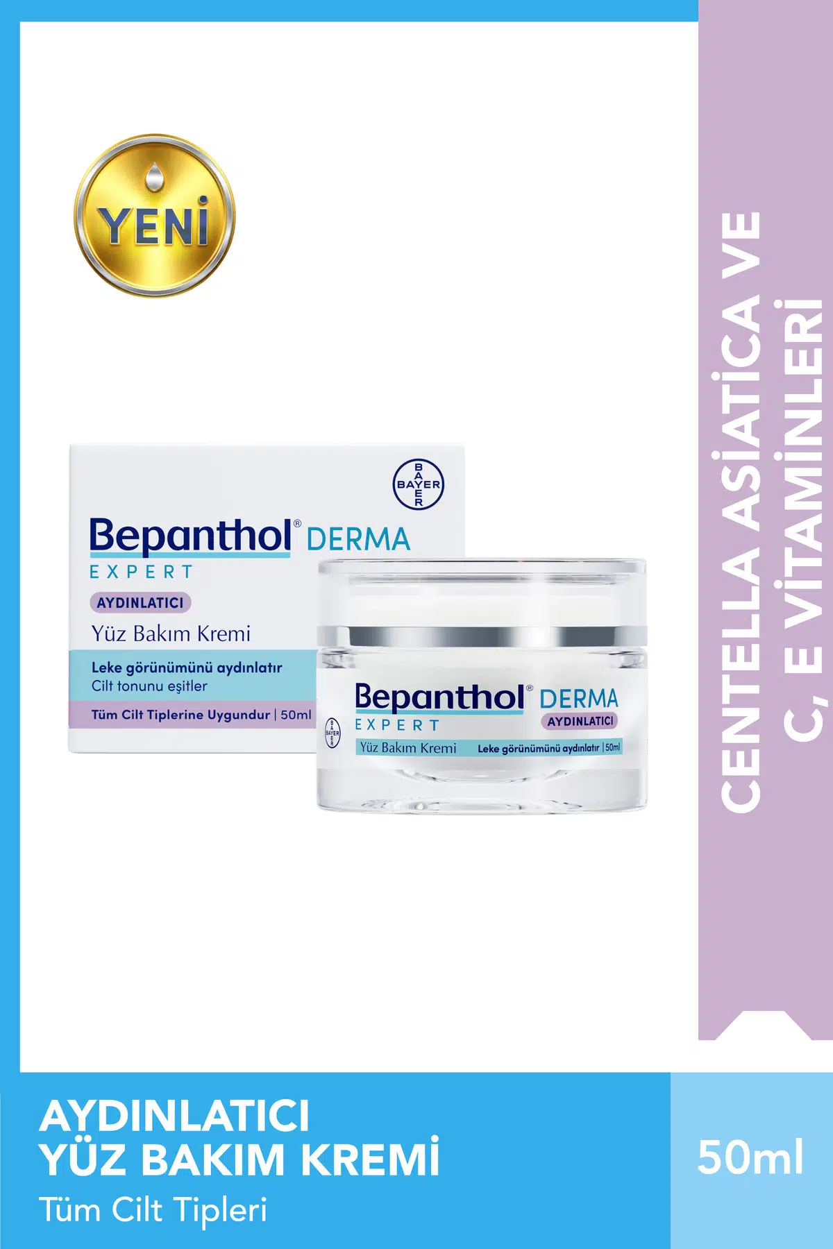 Bepanthol Derma Expert Aydınlatıcı Yüz Bakım Kremi 50 ml