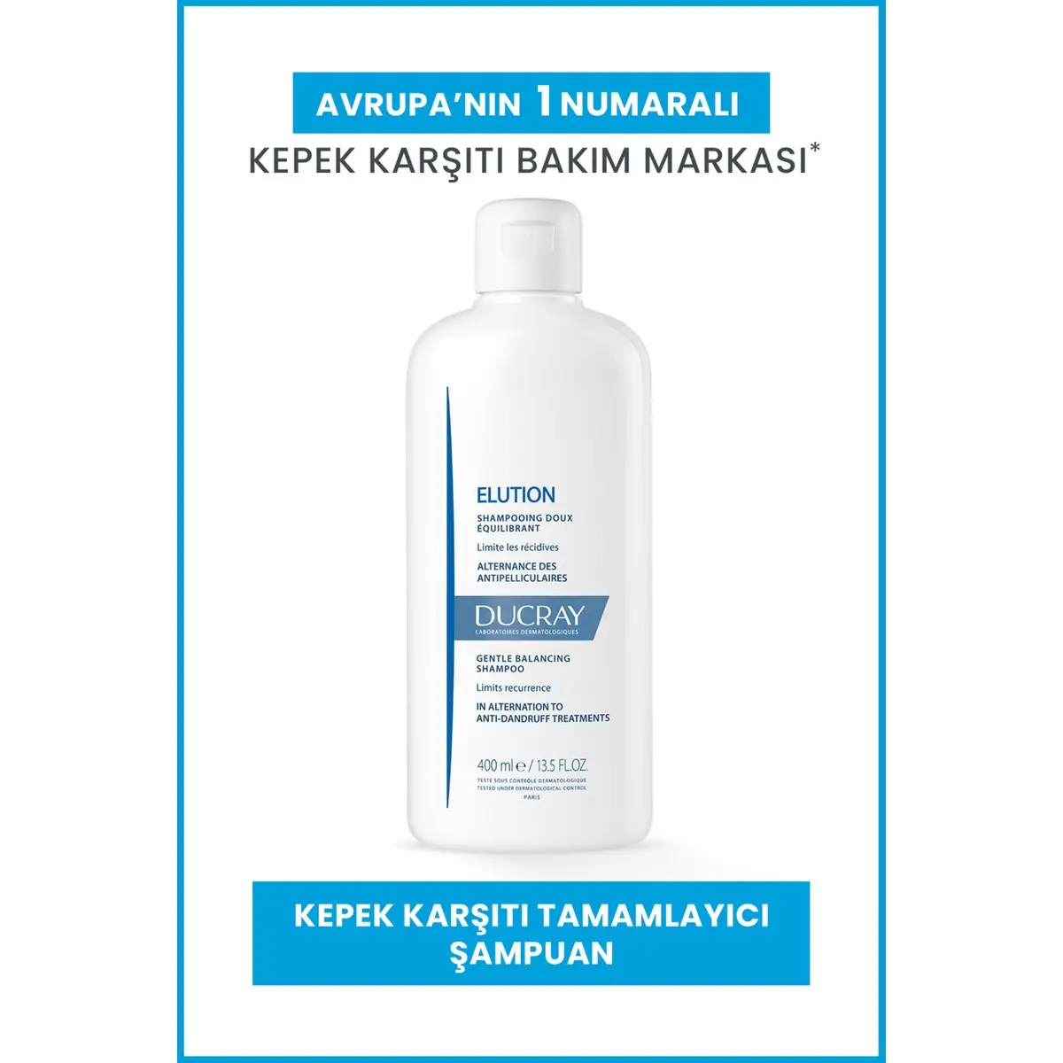 Ducray Elution Şampuan 400 ml