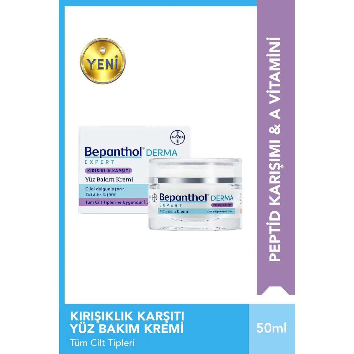 Bepanthol Derma Expert Kırışıklık Karşıtı Yüz Bakım Kremi 50 ml