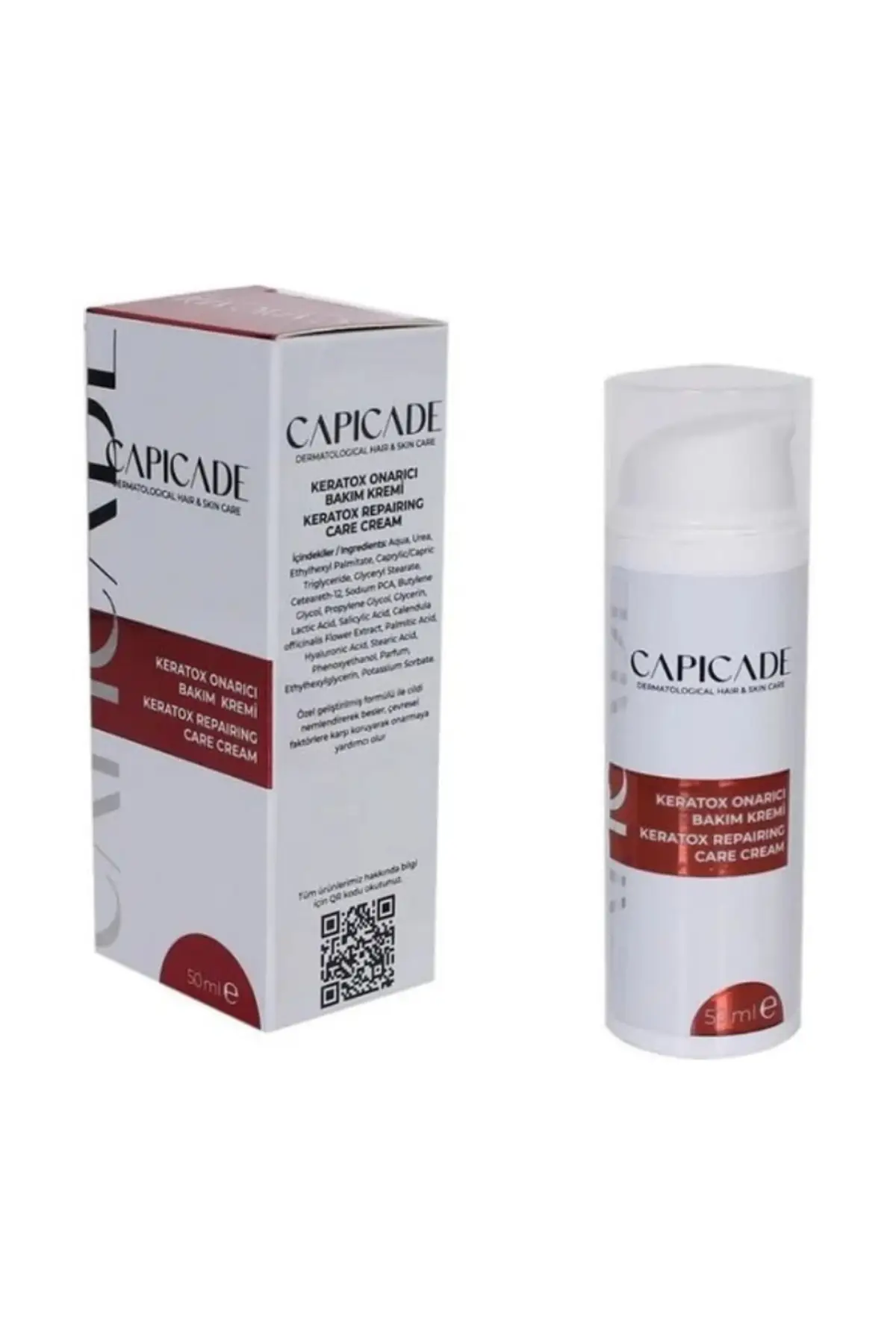 Capicade Keratox Onarıcı Bakım Kremi 50 ml