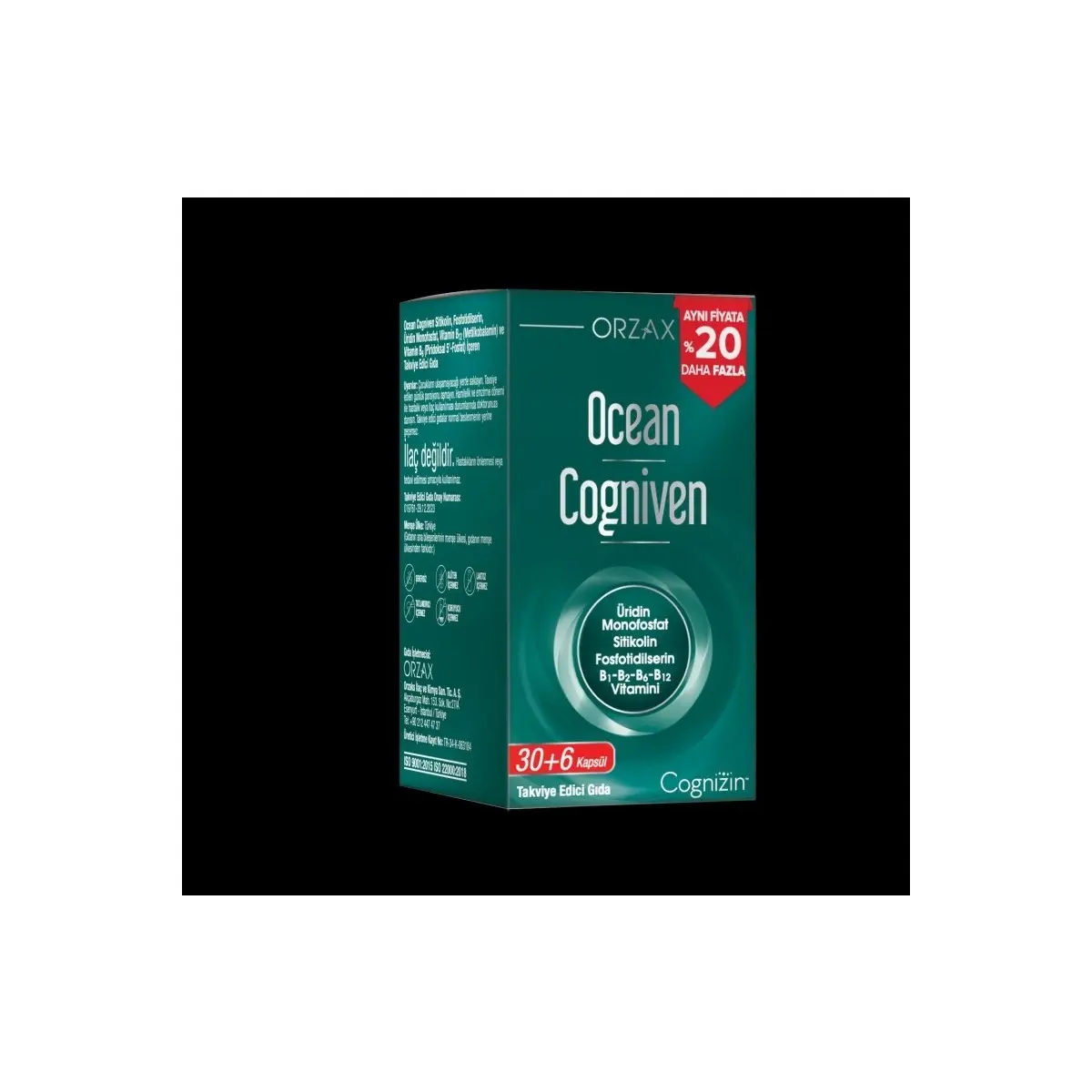 Ocean Cogniven 30+6 Kapsül