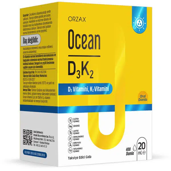 Ocean D3K2 Damla 20 ml