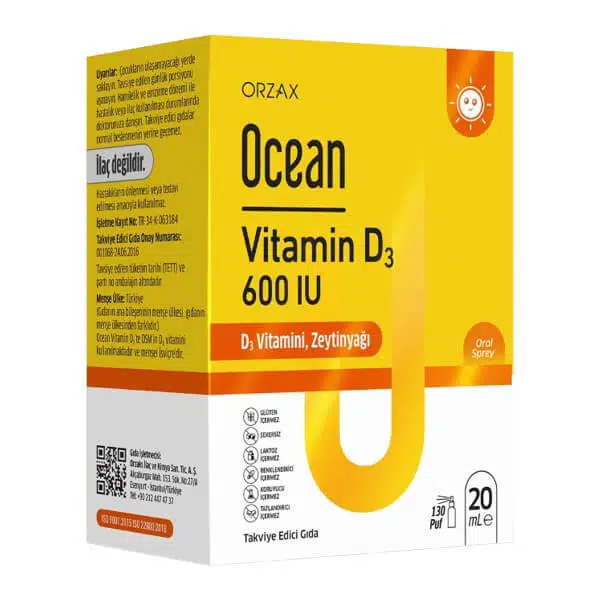 Ocean Vitamin D3 600 IU Oral Sprey 20 ml