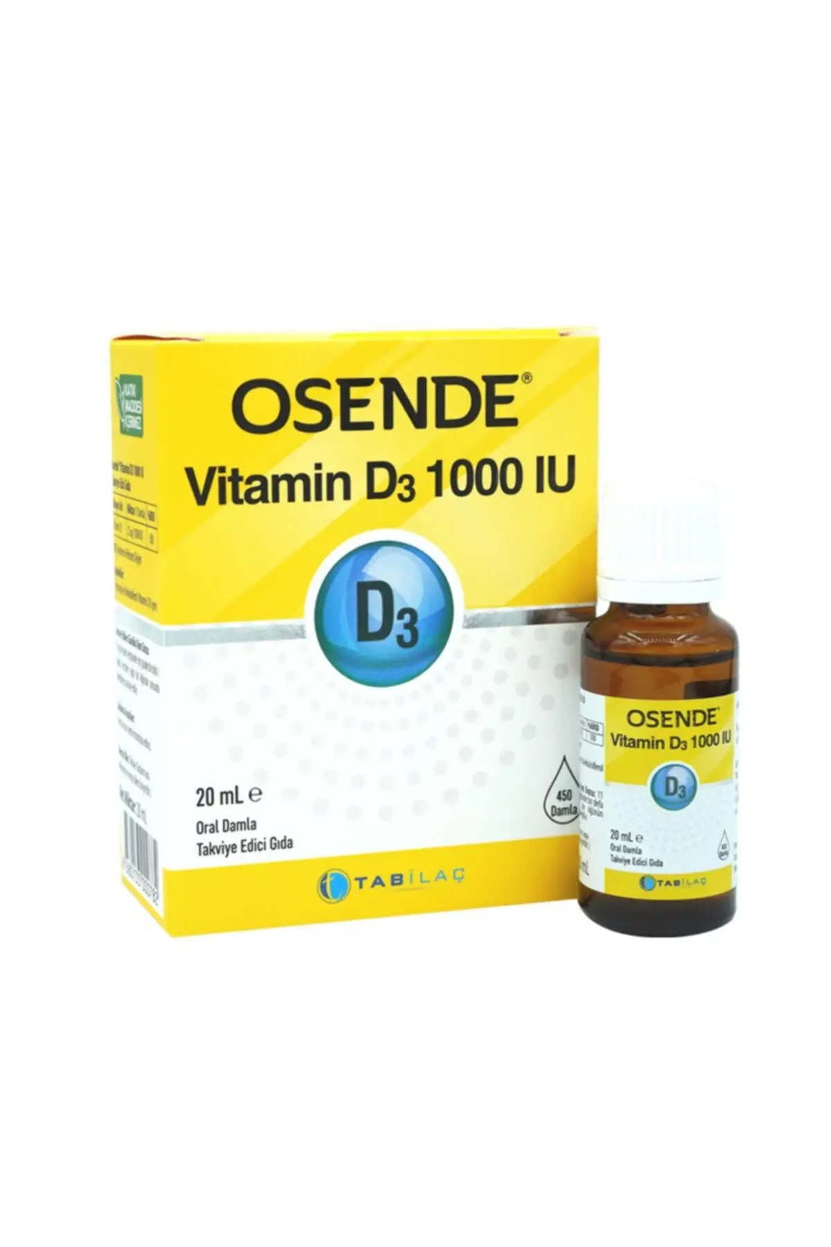 Osende Vitamin D3 Damla 20 ml