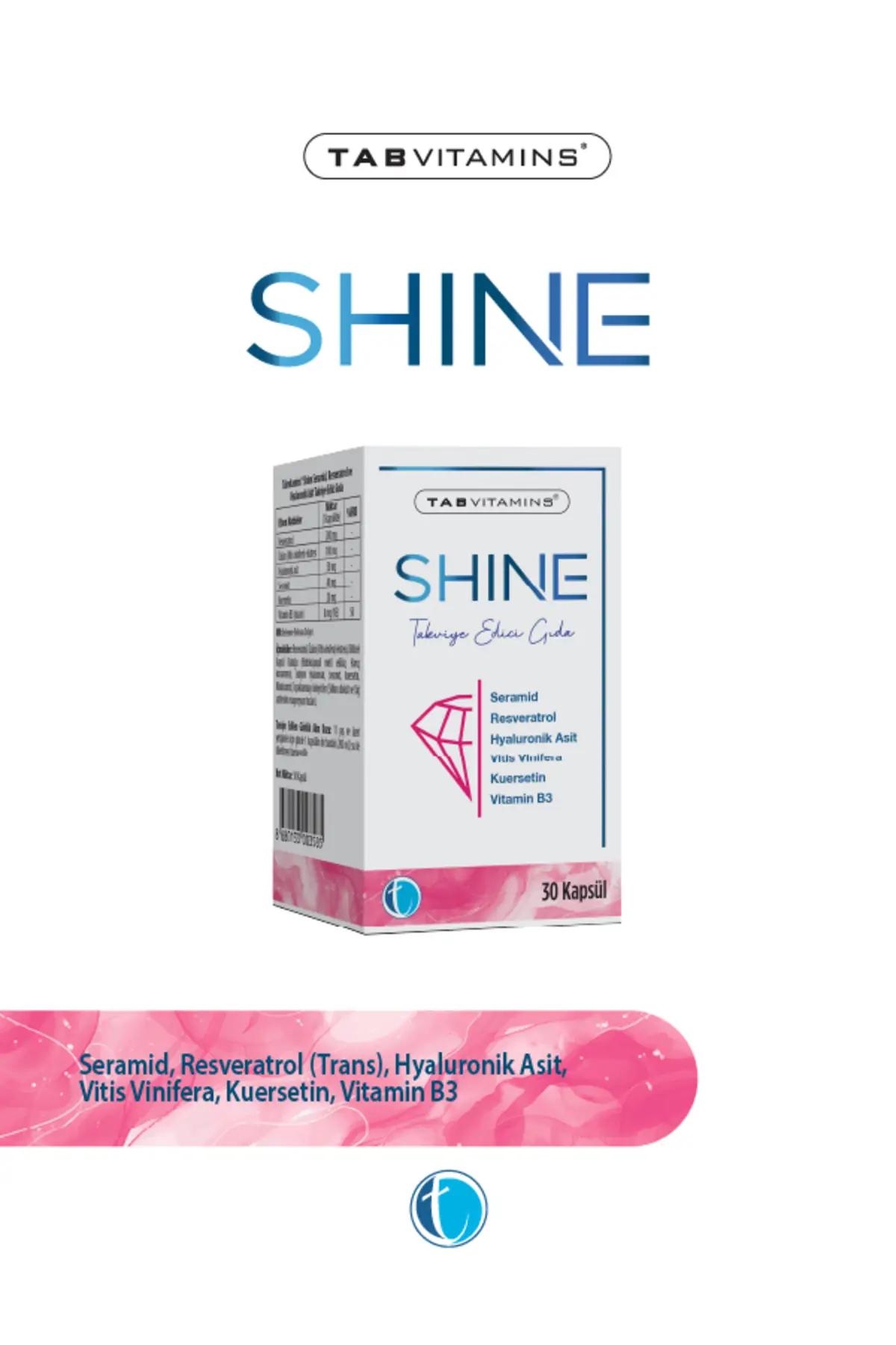 Tabvitamins Shine 30 Kapsül