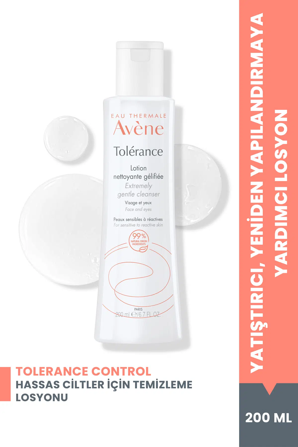 Avène Tolerance Lotion Jel Temizleme Losyonu 200 ml