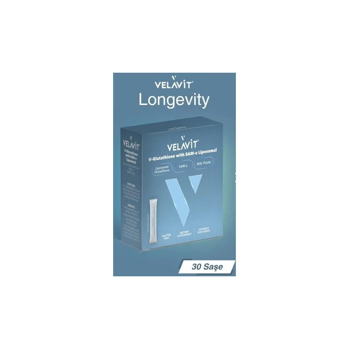 Velavit V-Glutathione With Sam-E Liposomal 30 Stick